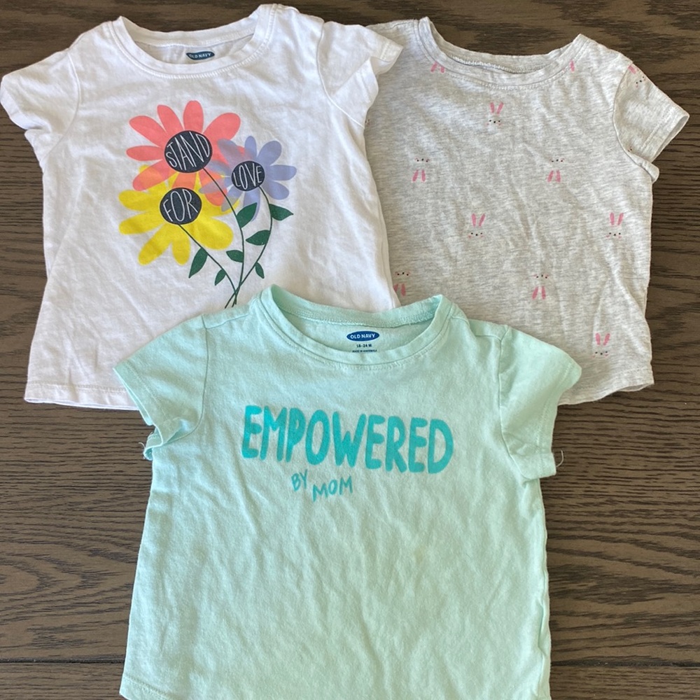 Lot - Old Navy Toddler Shirts